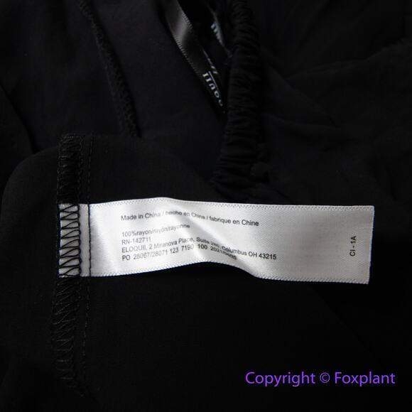 New! ELOQUII black‎ tie front maxi dress plus size 14 - Picture 12 of 13